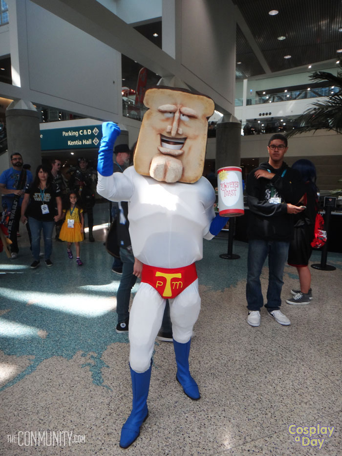 Powdered Toast Man from Ren & Stimpy at WonderCon - Cosplay a Day